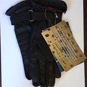 Hugger Leather Womens Weather Lite  Riding Casual Breathable Gloves XS New